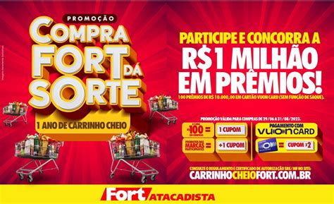 Fort Atacadista sorteia R＄ 1 milhão em prêmios na。